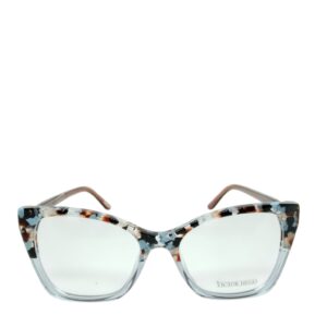 ÓCULOS DE GRAU VICTOR HUGO VH1960 MODERNO MESCLADO COM HASTES DOURADAS