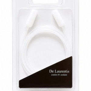 Cordão para Óculos De Laurentis Branco em Silicone