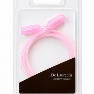 Cordão para Óculos De Laurentis Rosa em Silicone