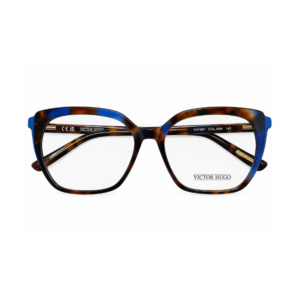 ÓCULOS DE GRAU VICTOR HUGO VH1981 COL.08W TARTARUGA COM AZUL